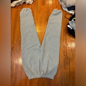 Grey sweatpants